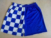 Fully Sublimated Checkerd Blue Shorts