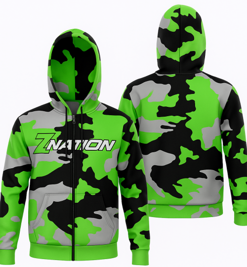 Z-Nation Hoodies, Full Dye Sublimation, Teamwear, Sportswear, OEM,